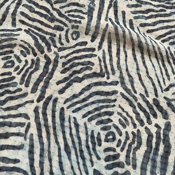 𝅺loft Blue Print Lined Tank Top - Picture 8 of 10